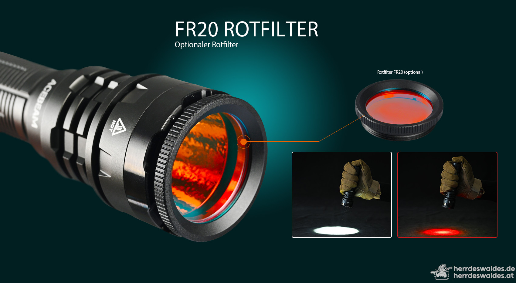 AceBeam Defender P17, 4900 lm, Schwarz – Taktische LED-Taschenlampe