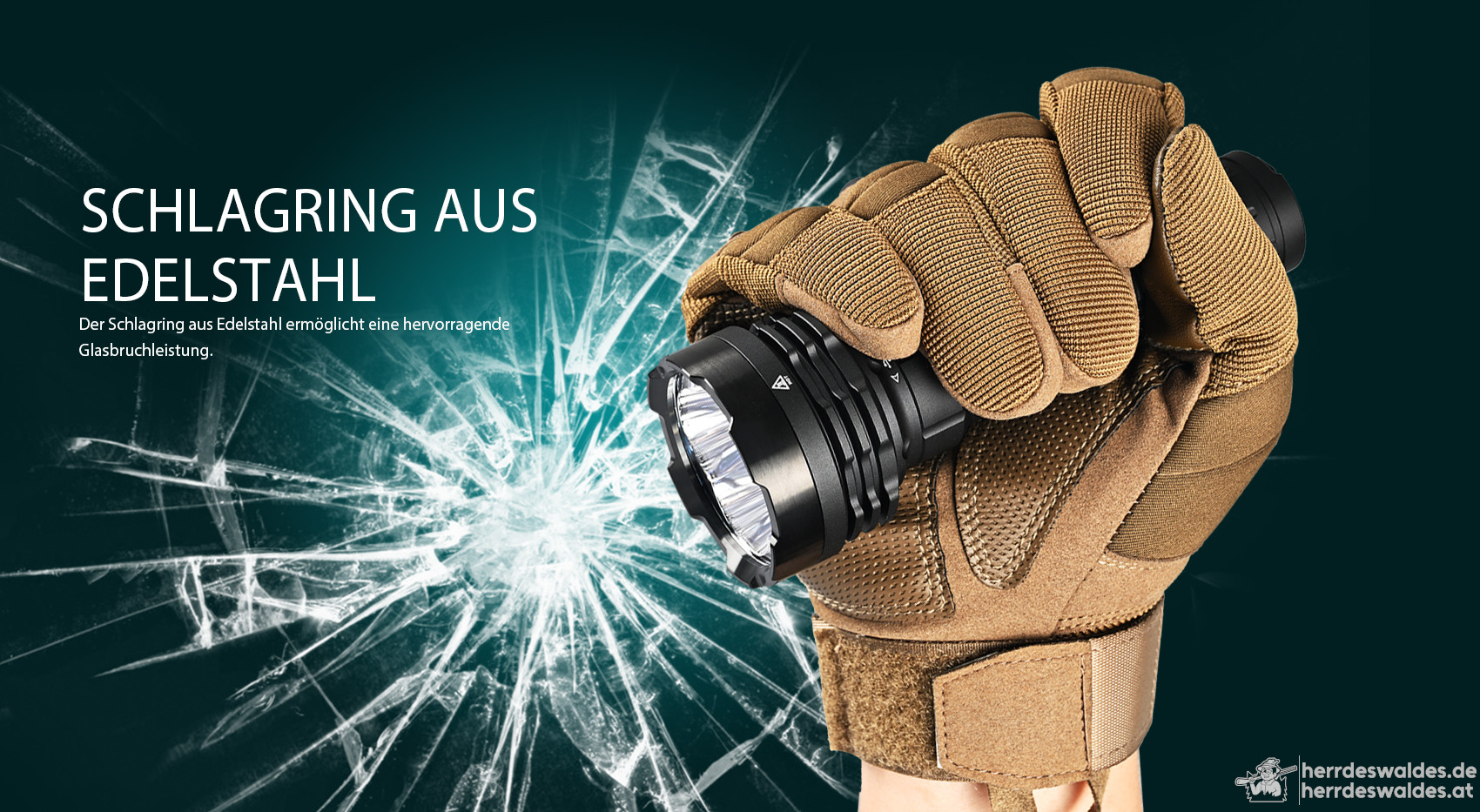 AceBeam Defender P18, 5000 lm, Schwarz – Taktische LED-Taschenlampe