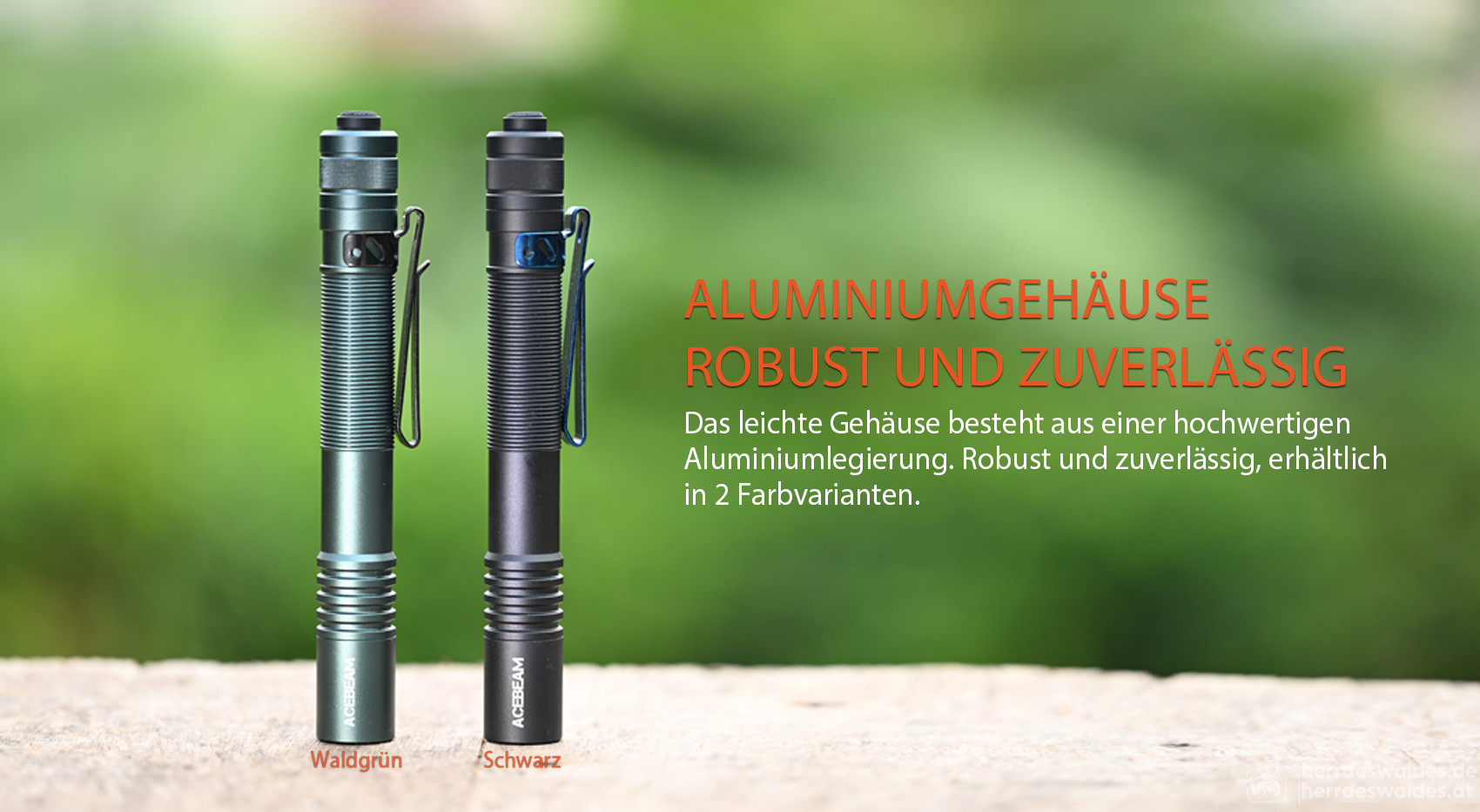 AceBeam Pokelit 2AA, 600 lm, Schwarz – LED-Taschenlampe, Schwarz