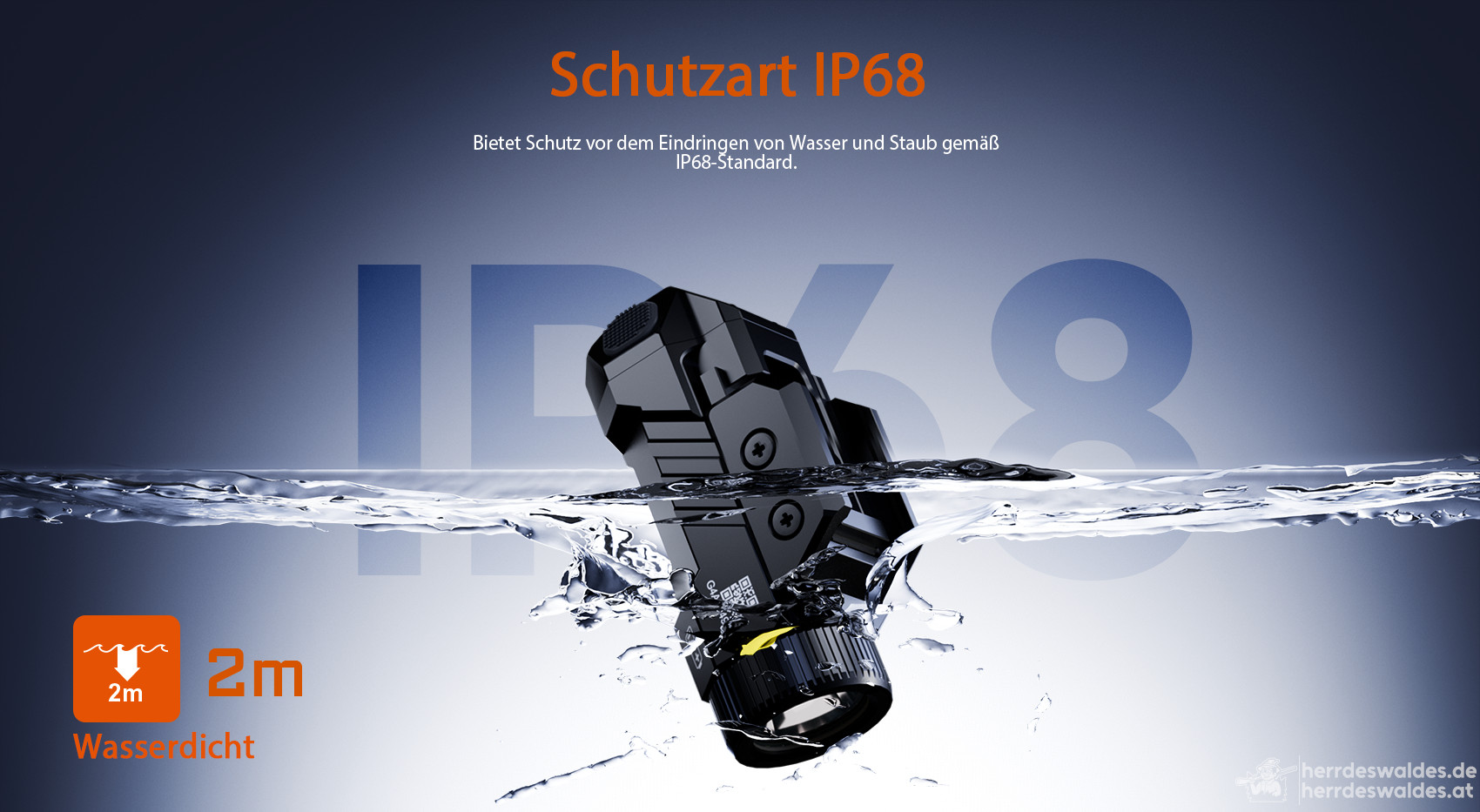 AceBeam G10, 600 lm, schwarz – LED-Taschenlampe für Picatinny/Weaver-Schiene, Schnellspannmontage